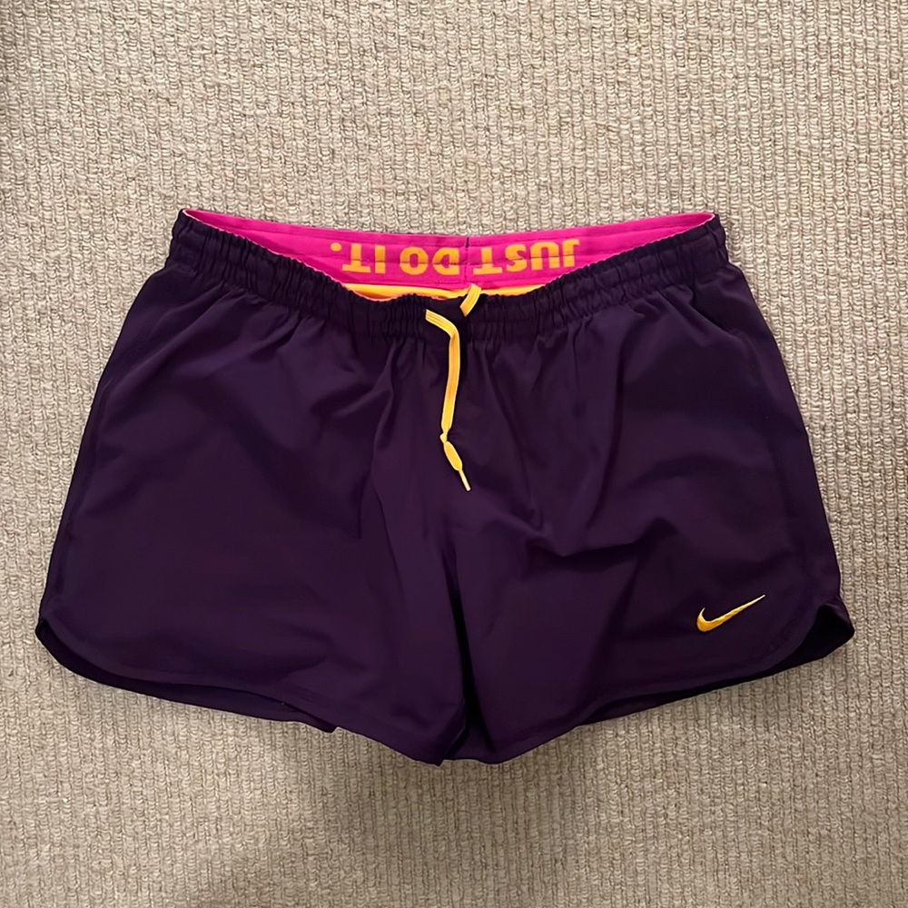Nike shorts with built in spandex size medium
